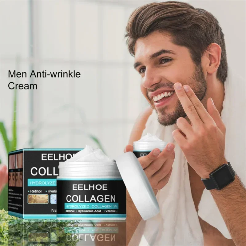 Retinol Vitamin A Cream - كريمات الكولاجين للرجال تحسن جودة البشرة،