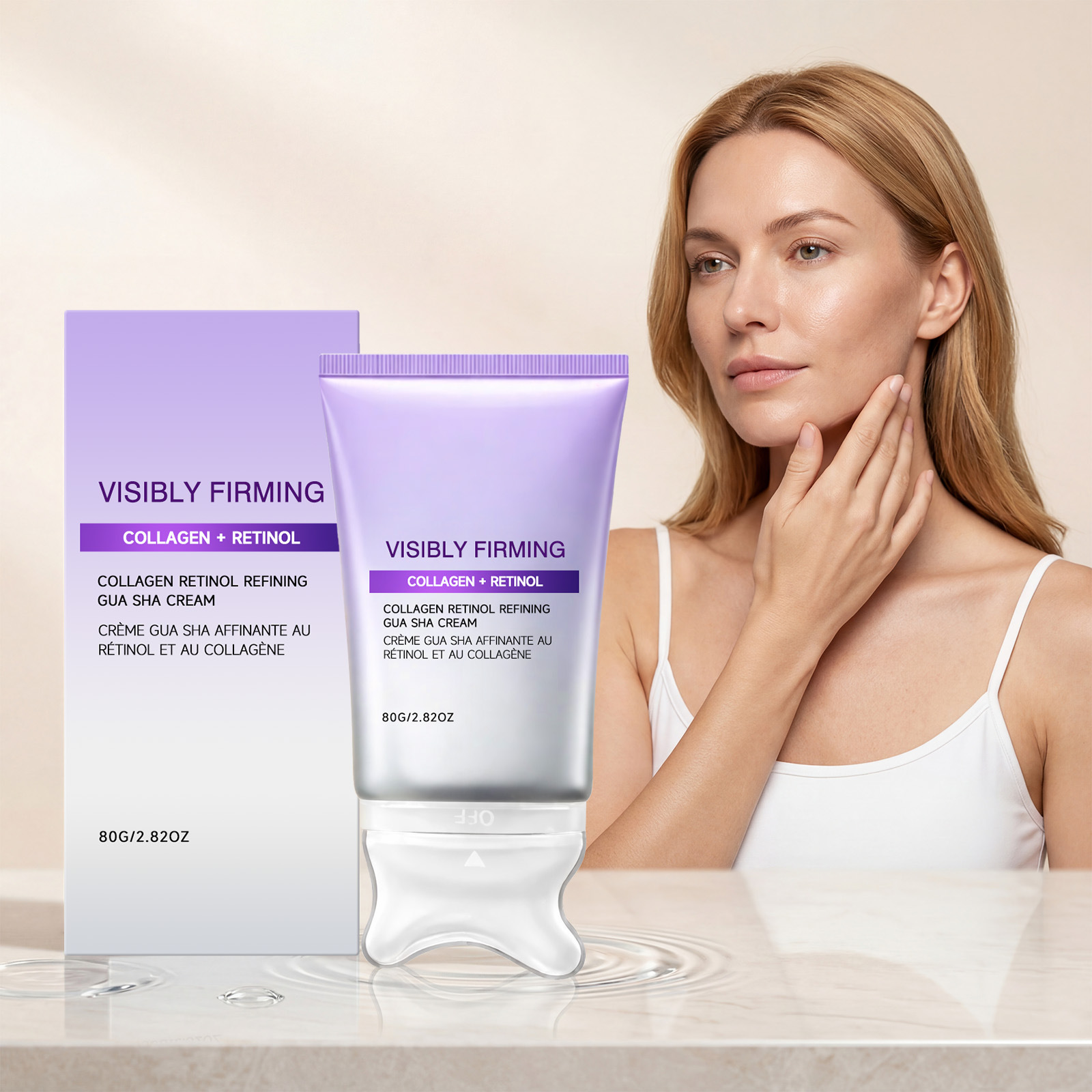 Coenzyme Q10 Cream - كريم شد الوجه مع أداة تدليك