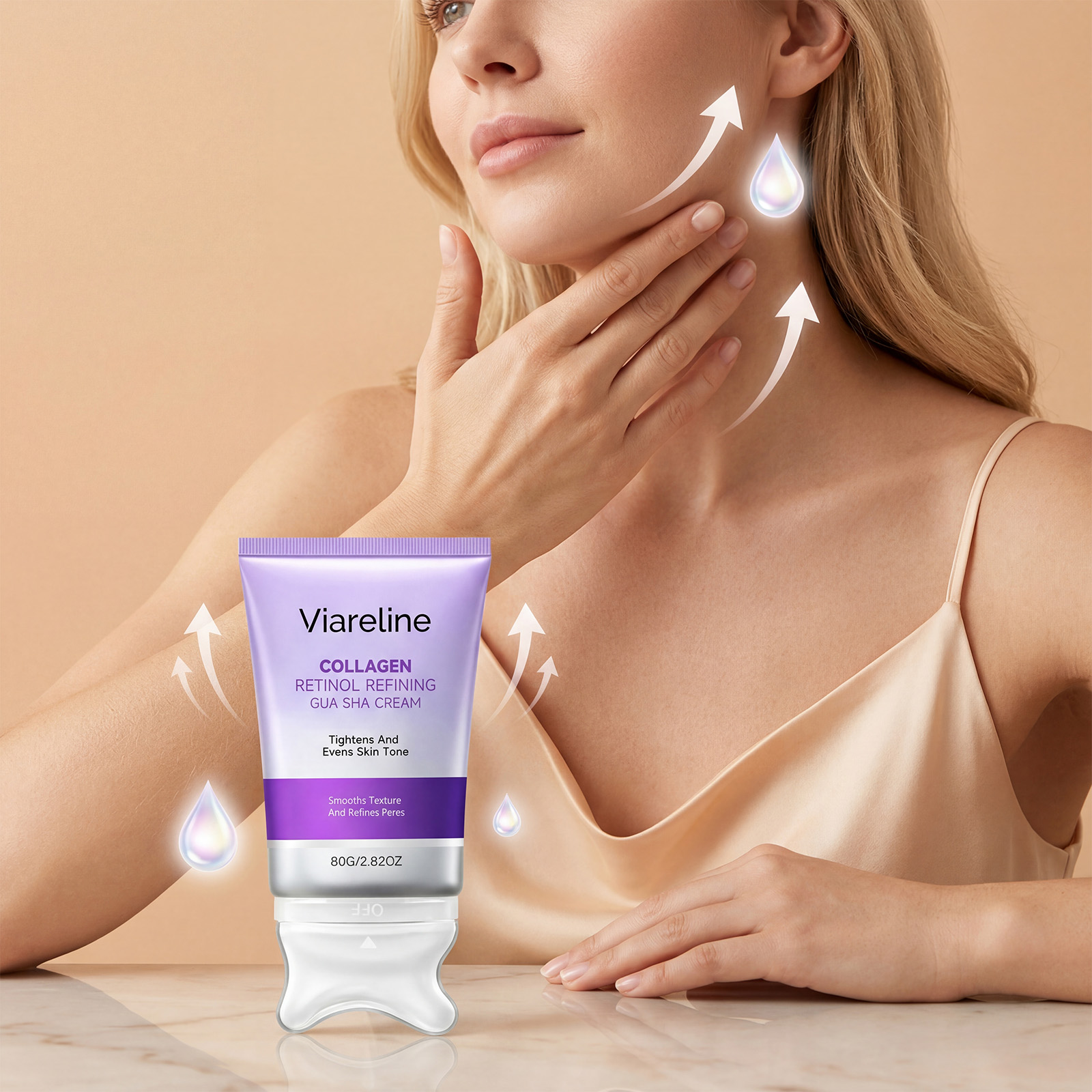 Coenzyme Q10 Cream - كريم غوا شا بالريتينول والكولاجين لشد