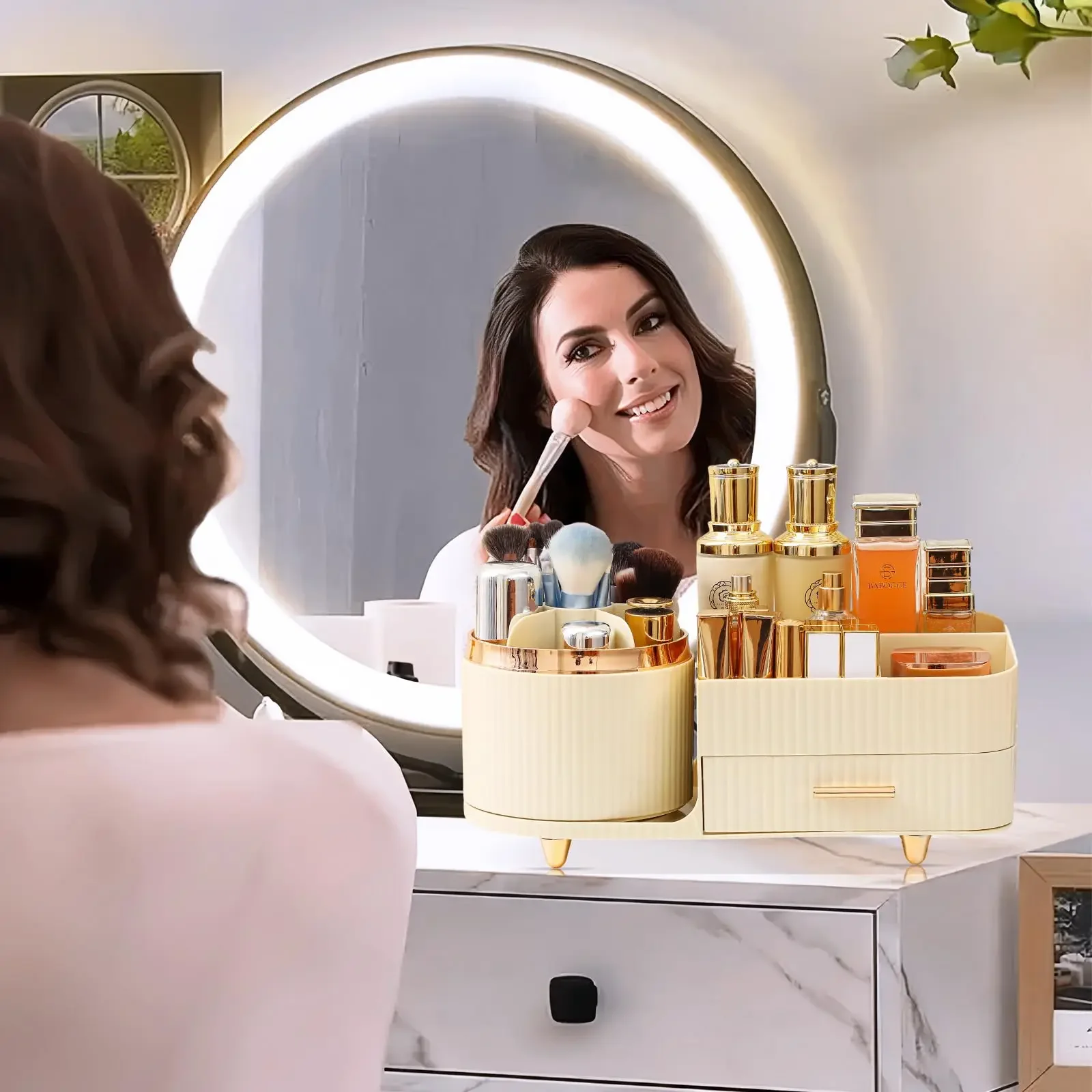 حامل فرشاة للمكياج سعة كبيرة م - مراجعة Skincare B Erl وسعره