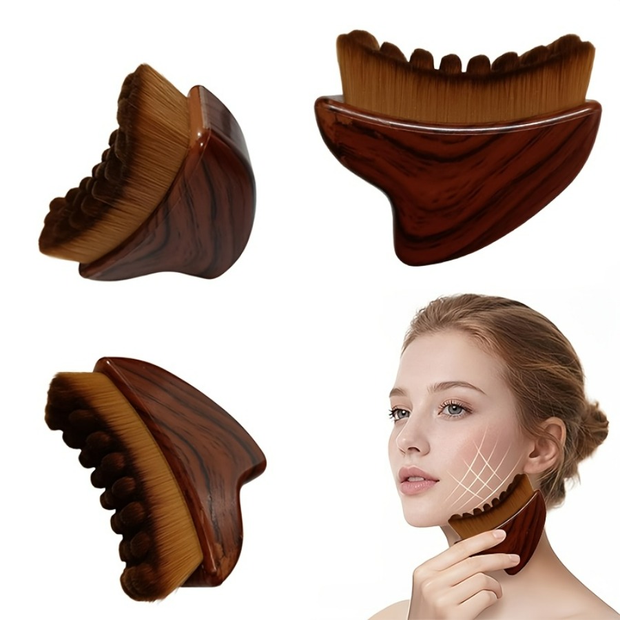 فرشاة تدليك الوجه، مقبض مائل ب - مراجعة Skincare B Erl وسعره